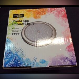 6” Lumines LED Pool/Spa Light Impact Fiberglass/Concrete/Liner |12Ft Cord 316SS